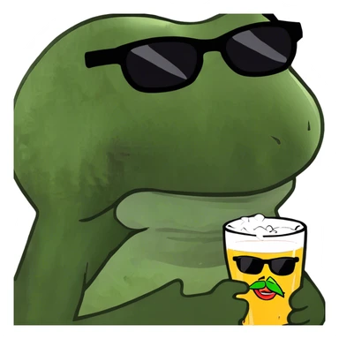 Tupac pint glass sticker