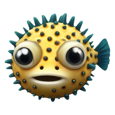 Pufferfish br sticker