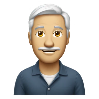 Светловолосый голубоглазый блондин с острым подбородком  sticker