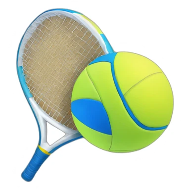 Beach tennis sticker