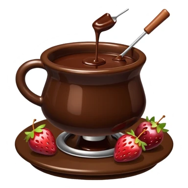 Chocolate fondue sticker