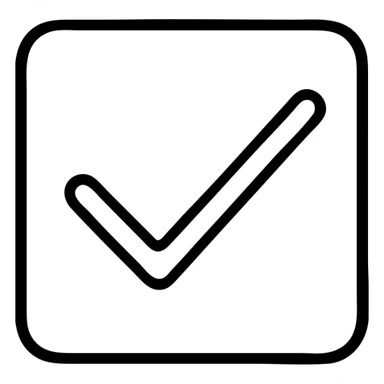 checkbox with check mark sticker