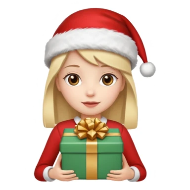 Christmas Girl sticker