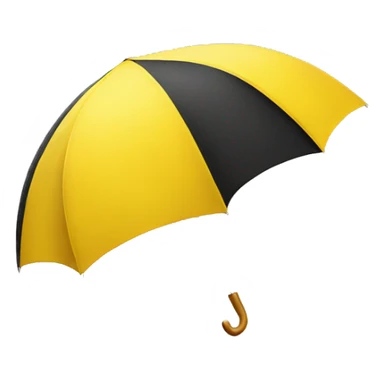 Yellow umbrella sticker