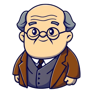 Professor Slughorn from Harry Potter sticker