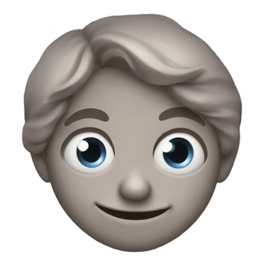 Smirky funny face sticker