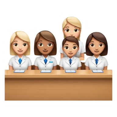 hotel receptionists sticker