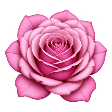 Pink rose sticker
