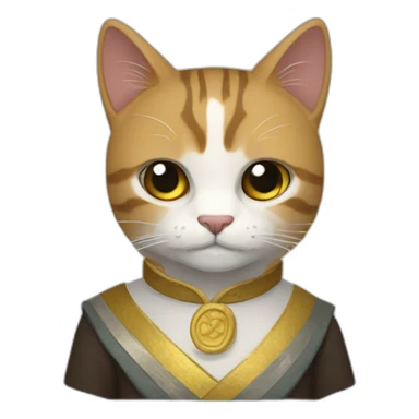 gato karateca sticker