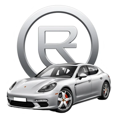 porsche panamera with armenian numbers sticker