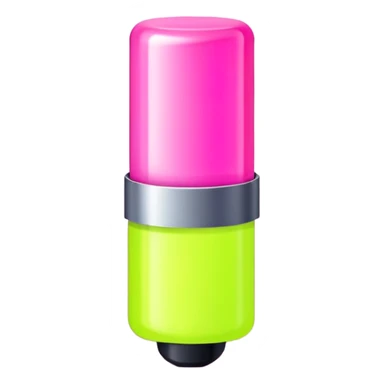 Pink highlighter sticker