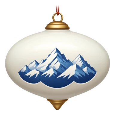 alpine ornament  sticker