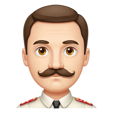 polish man with moustache sticker