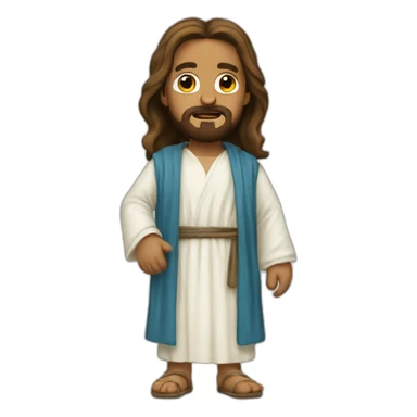 jesus as a gangsta sticker