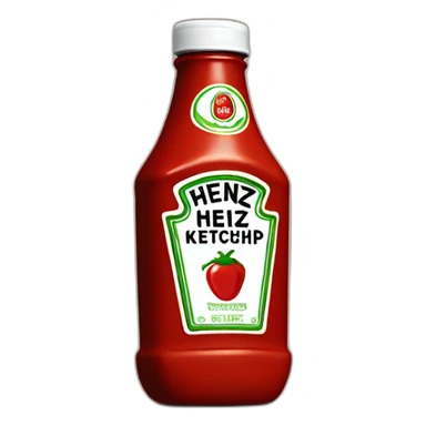 Heinz Ketchup bottle sticker