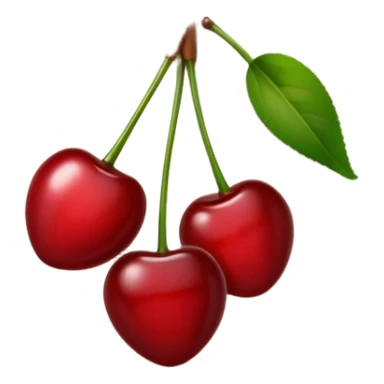 beige plate with cherries in it sticker