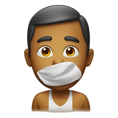 Emoji that blows kisses sticker