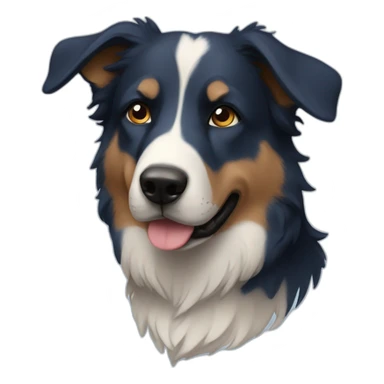 Blue the australuan shepard sticker