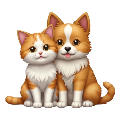 cat dog sticker