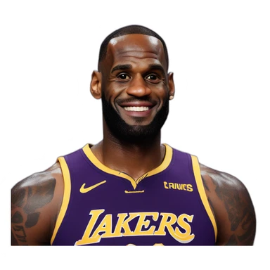 Lebron james lakers sticker