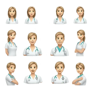 3 physiotherapists sticker