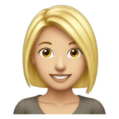 victoria-blonde-girl-happy sticker