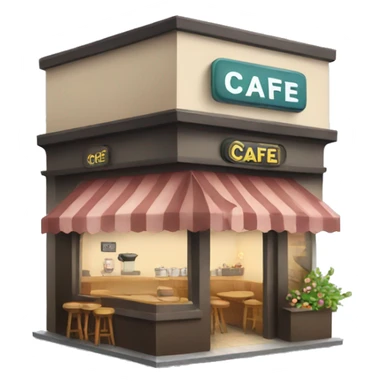 Cafe sticker