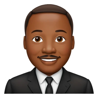Martin luther king Jr emoji sticker