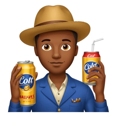 Black guy colt 45 malt liquor sticker