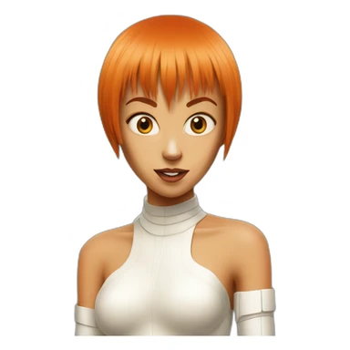 Leeloo of the fifth element sticker