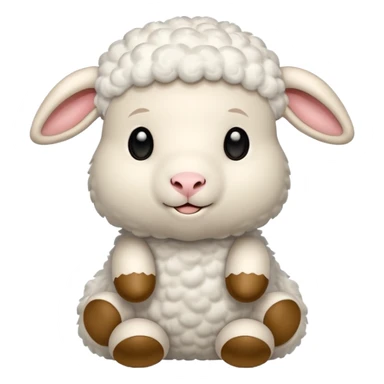 stuffed lamb jellycat sticker