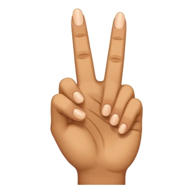 middle finger hand gesture sticker