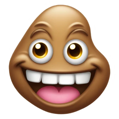 Happy poop sticker