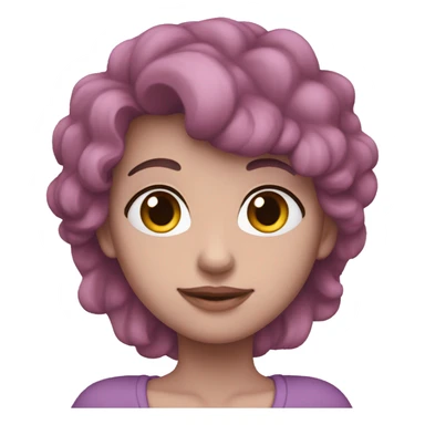 Corazón  de color lila sticker