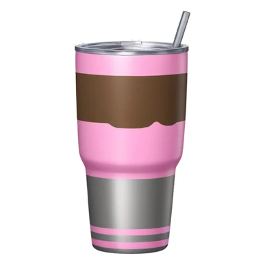 Pink Stanley tumbler sticker