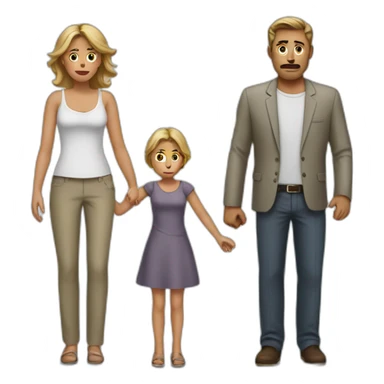 parents divorce sticker