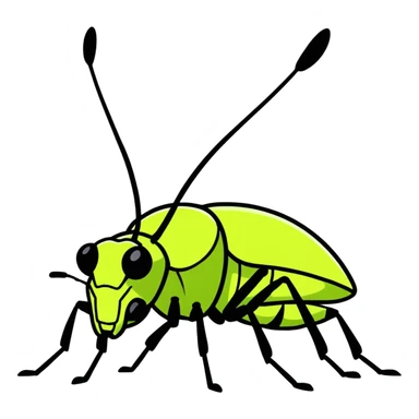 Bush bug sticker