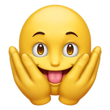 Emoji rubbing his hands with a really devious look on his face. tongue out.  sticker