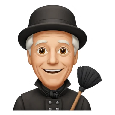 Dick Van Dyke chimney sweep  for discord  sticker