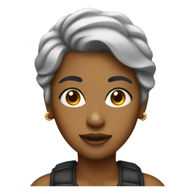 Female artist sticker