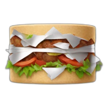 kebab duct tape sticker