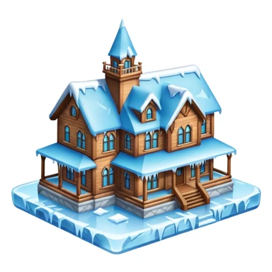 frozen big houses sticker