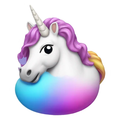 Unicorn poop sticker