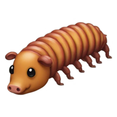 Centipede pig sticker