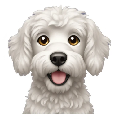 Dog caniche sticker