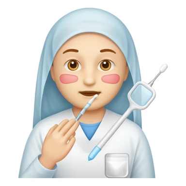 cheek swab, test kit sticker