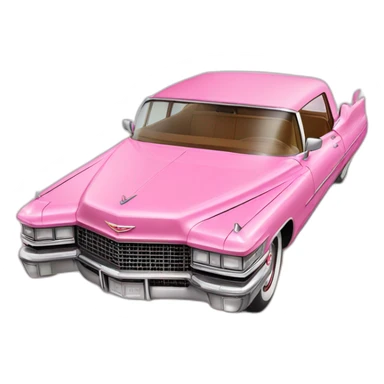 pink cadillac sticker