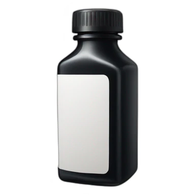 bottle of ink sticker