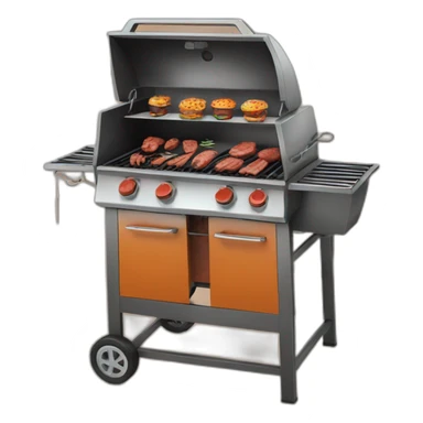 Barbecue sticker
