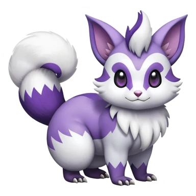 Shiny Furret-Absol-Noibat-Hybrid (Full body) sticker